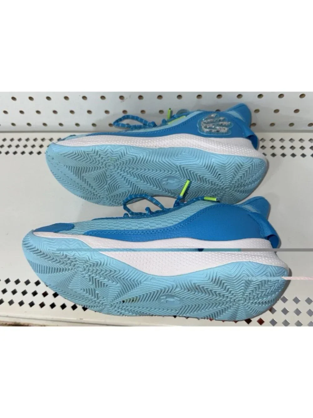 Under Armour Curry 3Z7 GS Boys Youth Athletic Basketball Shoes Size 5.5Y Blue